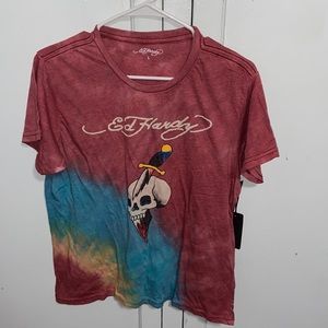 Ed Hardy t-shirt boyfriend fit
